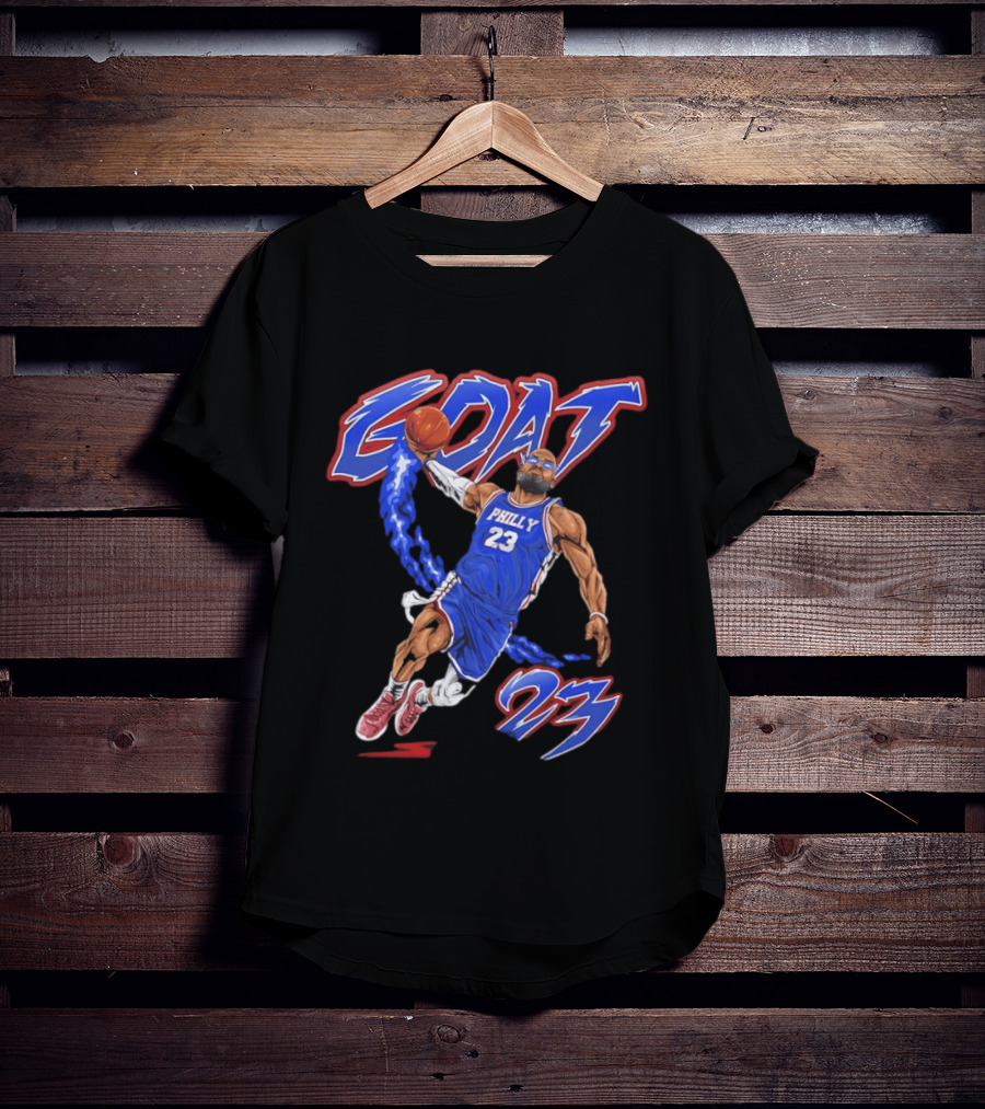 LeBron James Philly 23 GOAT Planet Euphoria Limited Edition T-Shirt