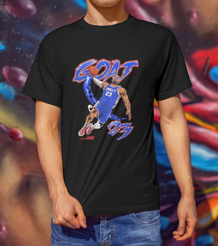 LeBron James Philly 23 GOAT Planet Euphoria Limited Edition T-Shirt