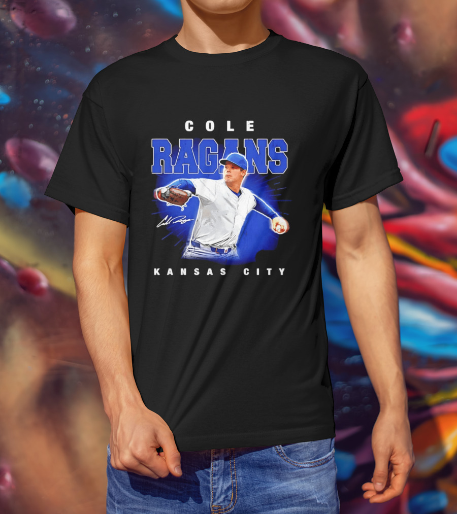 Cole Ragans Iconic Kansas City Pitcher Baseball Performance T-Shirt