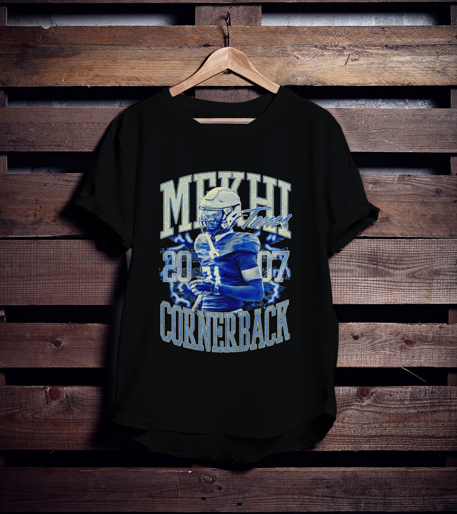 Mekhi Toms Cornerback 2007 Football Player Sports T-Shirt