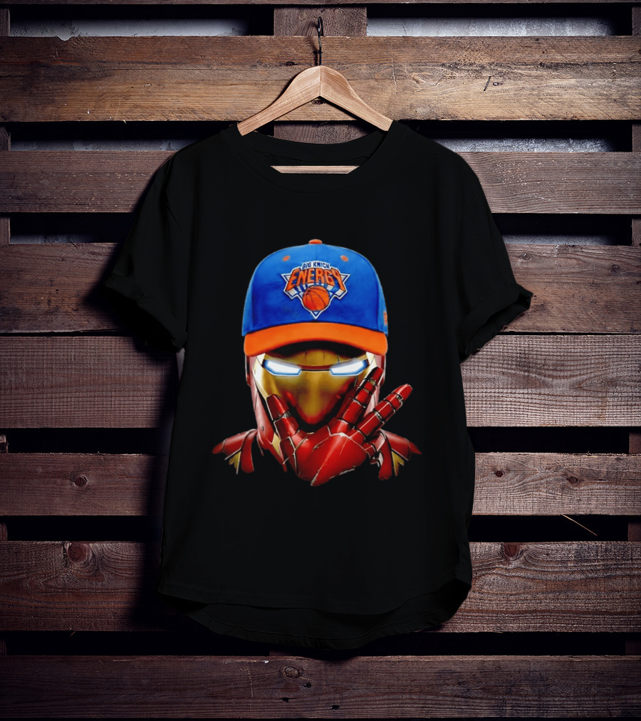 Big Knick Energy Iron Man New York Knicks T-Shirt
