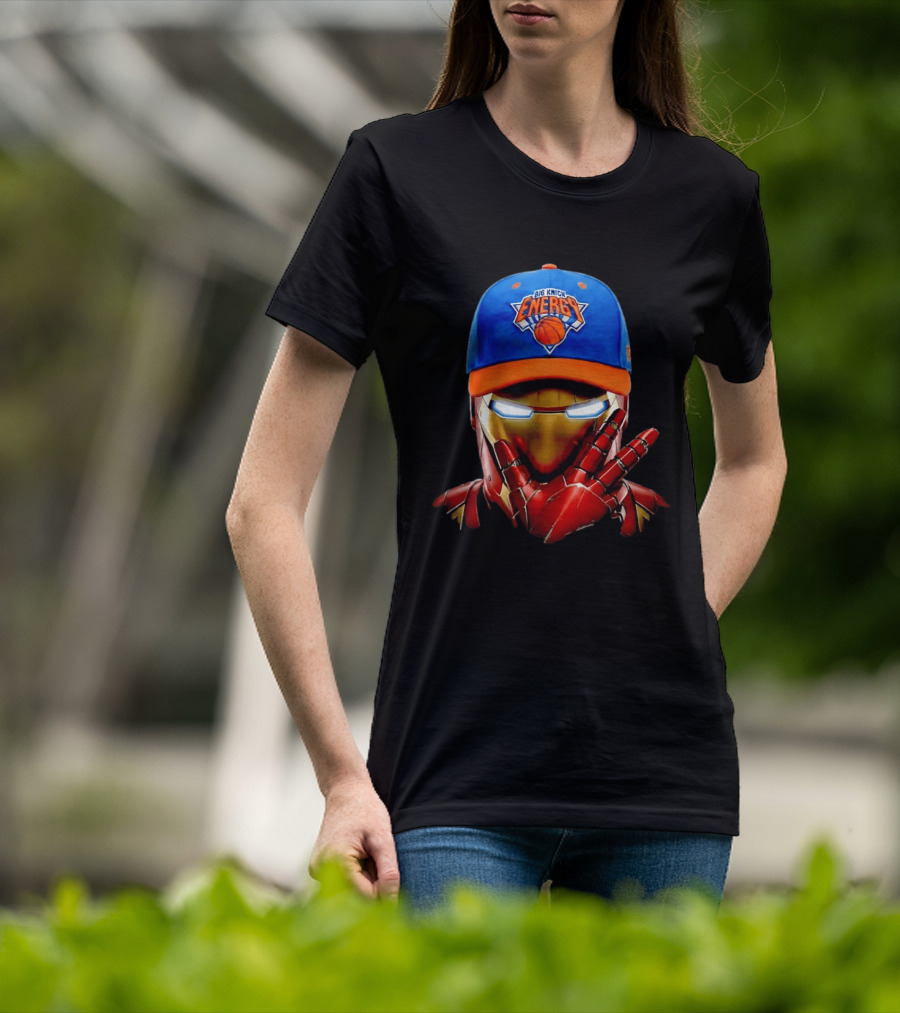 Big Knick Energy Iron Man New York Knicks T-Shirt