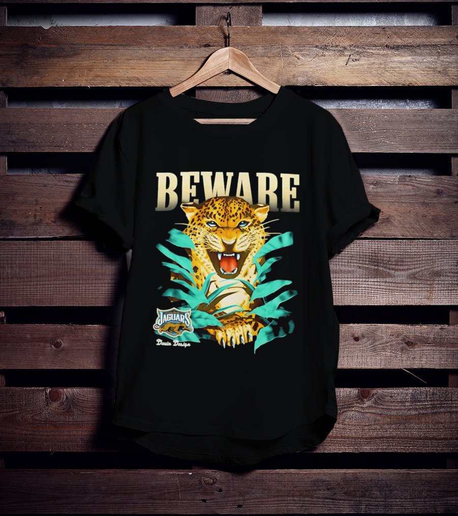 Jacksonville Jaguars Beware Logo Puma Blanca T-Shirt
