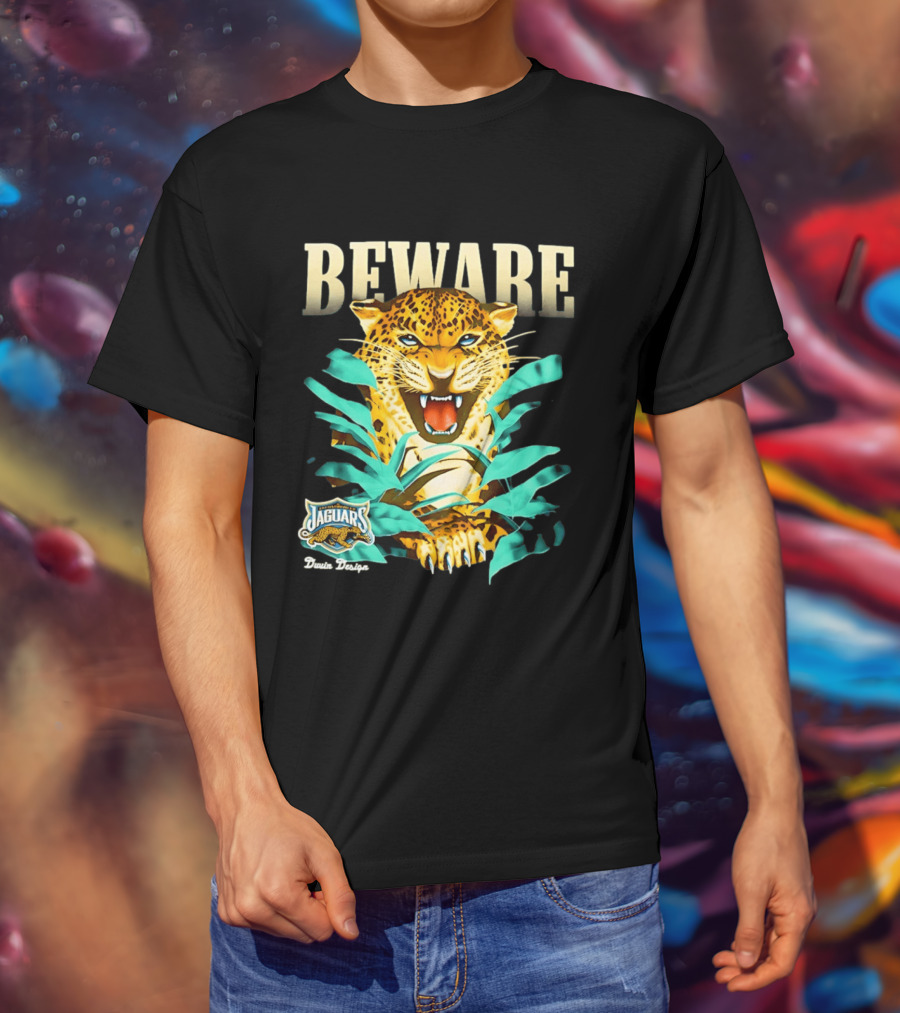 Jacksonville Jaguars Beware Logo Puma Blanca T-Shirt