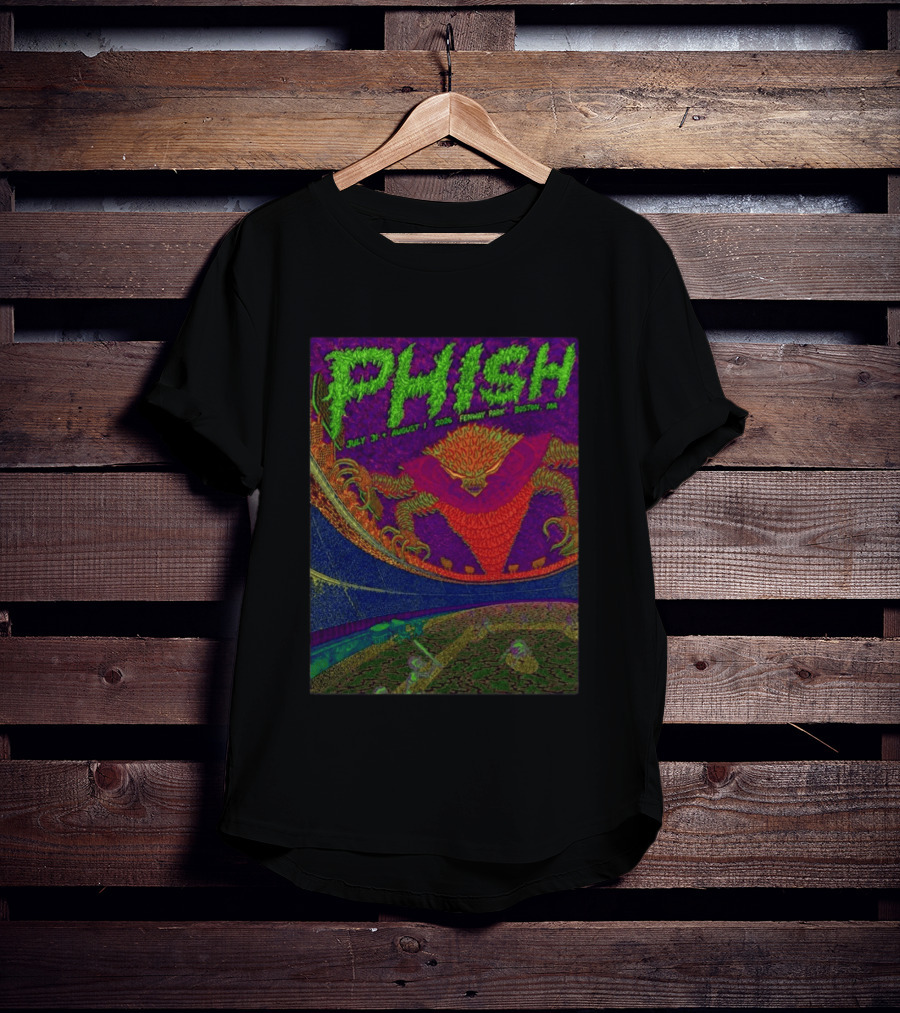 Phish July 31 August 1 2026 Fenway Park Boston MA Tetsunori Tawaraya LE T-Shirt