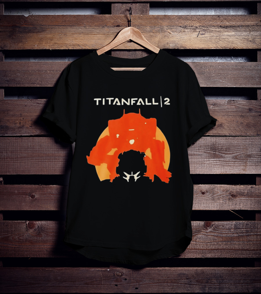 Rip Vince Zampella Titanfall 2 Orange Mech T-Shirt