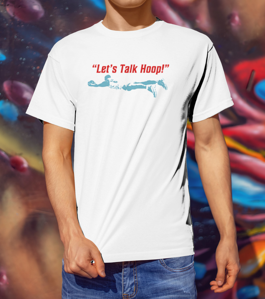 Alex Caruso Chicago Bulls Let's Talk Hoop Basketball Phrase T-Shirt