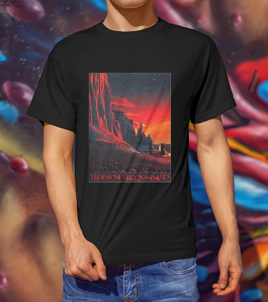 Tedeschi Trucks Band Live At Red Rocks Amphitheatre July 26 27 2024 Morrison Colorado T-Shirt