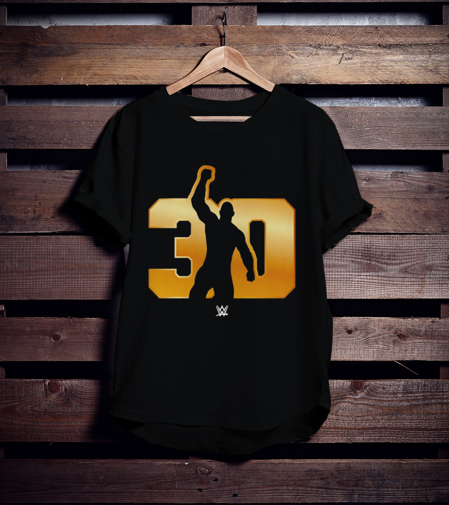The Rock 30 WWE Years Anniversary Celebration T-Shirt