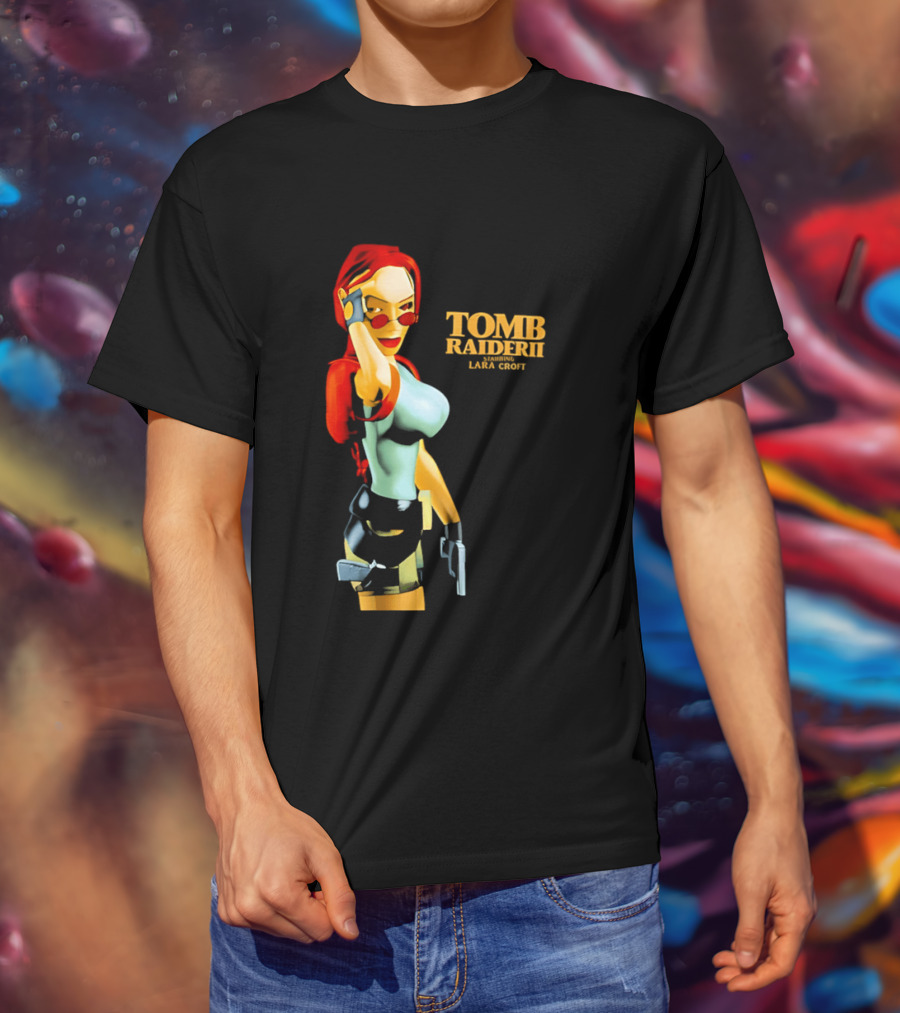 Lara Croft Tomb Raider II Starring Iconic Video Game T-Shirt