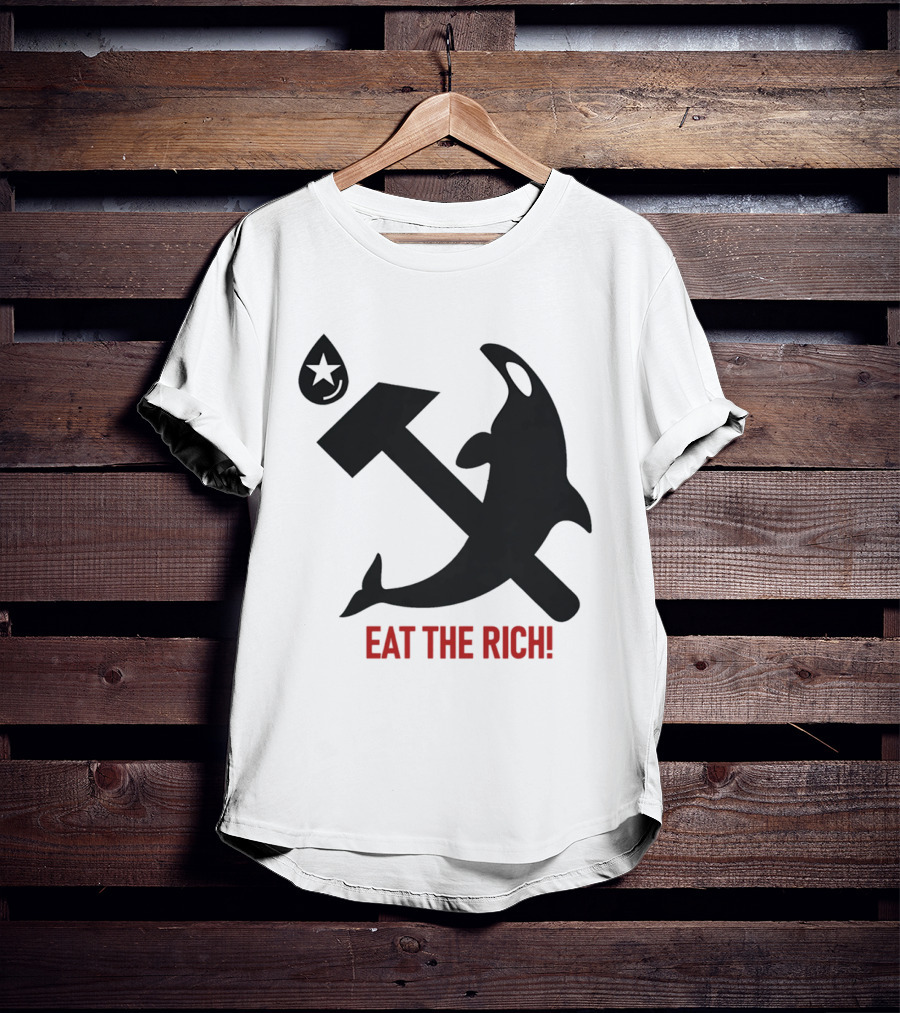 Eat The Rich Orca Hammer Star T-Shirt