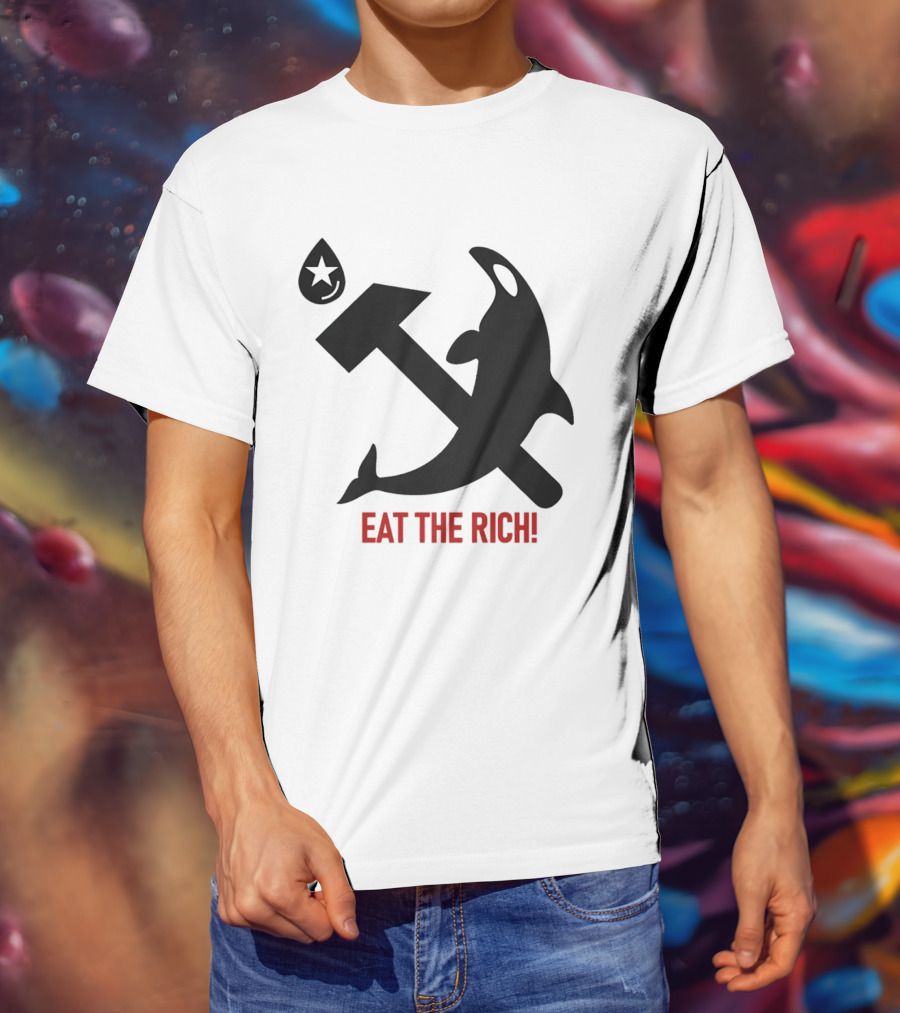 Eat The Rich Orca Hammer Star T-Shirt