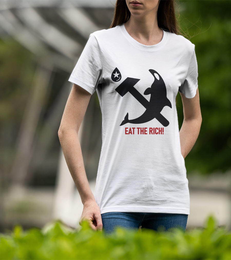 Eat The Rich Orca Hammer Star T-Shirt