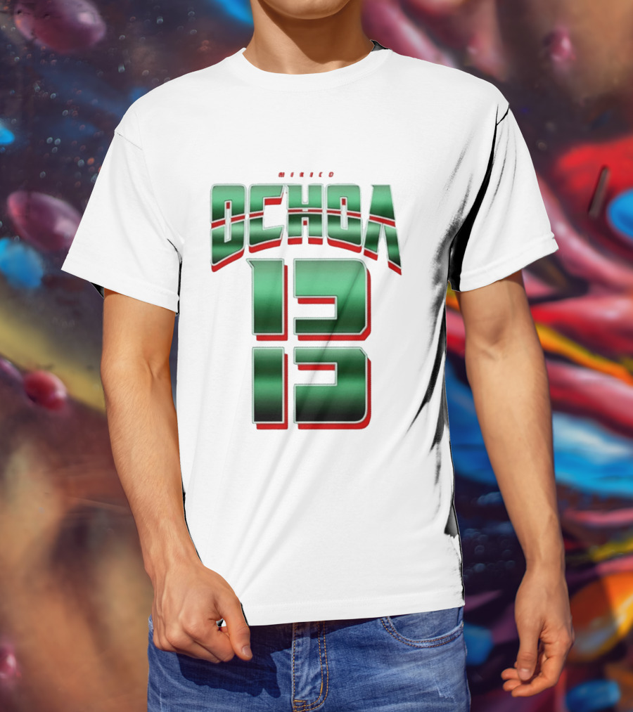 Guillermo Ochoa Mexico Jersey Ochoa 13 El Tri Number T-Shirt