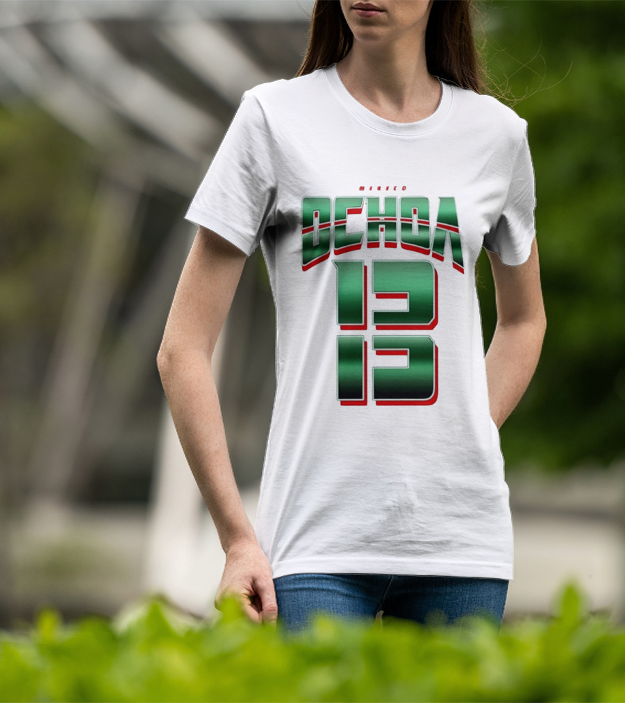 Guillermo Ochoa Mexico Jersey Ochoa 13 El Tri Number T-Shirt
