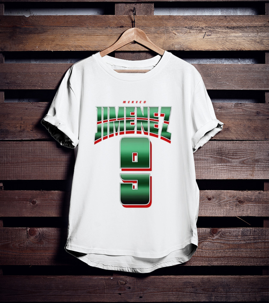 Mexico Jimenez 9 El Tri Number Name T-Shirt