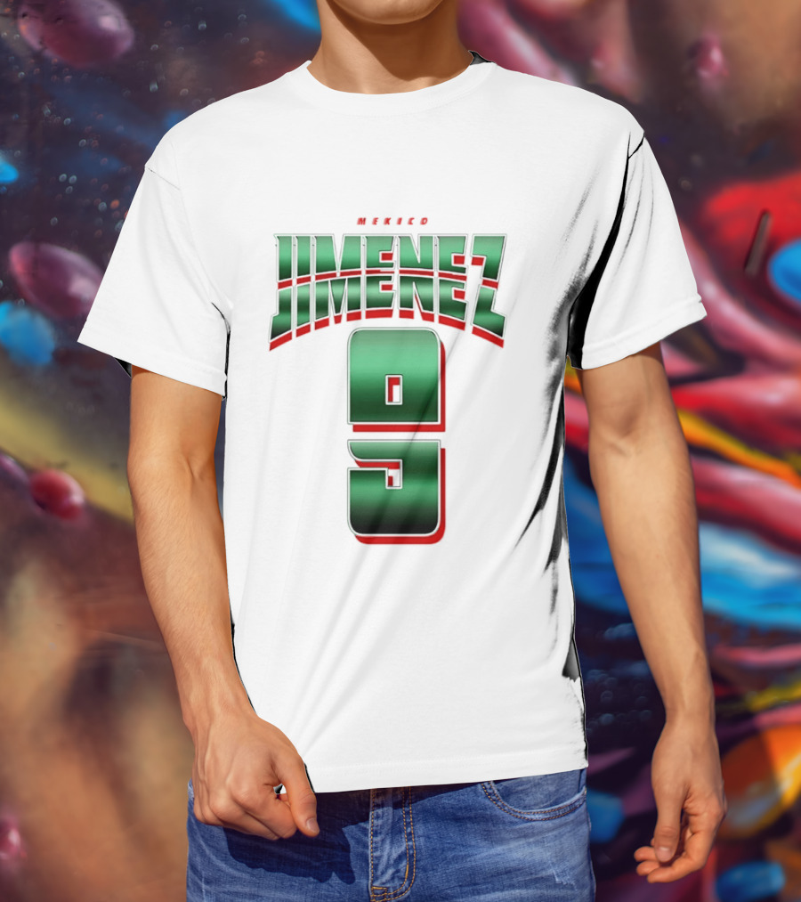 Mexico Jimenez 9 El Tri Number Name T-Shirt