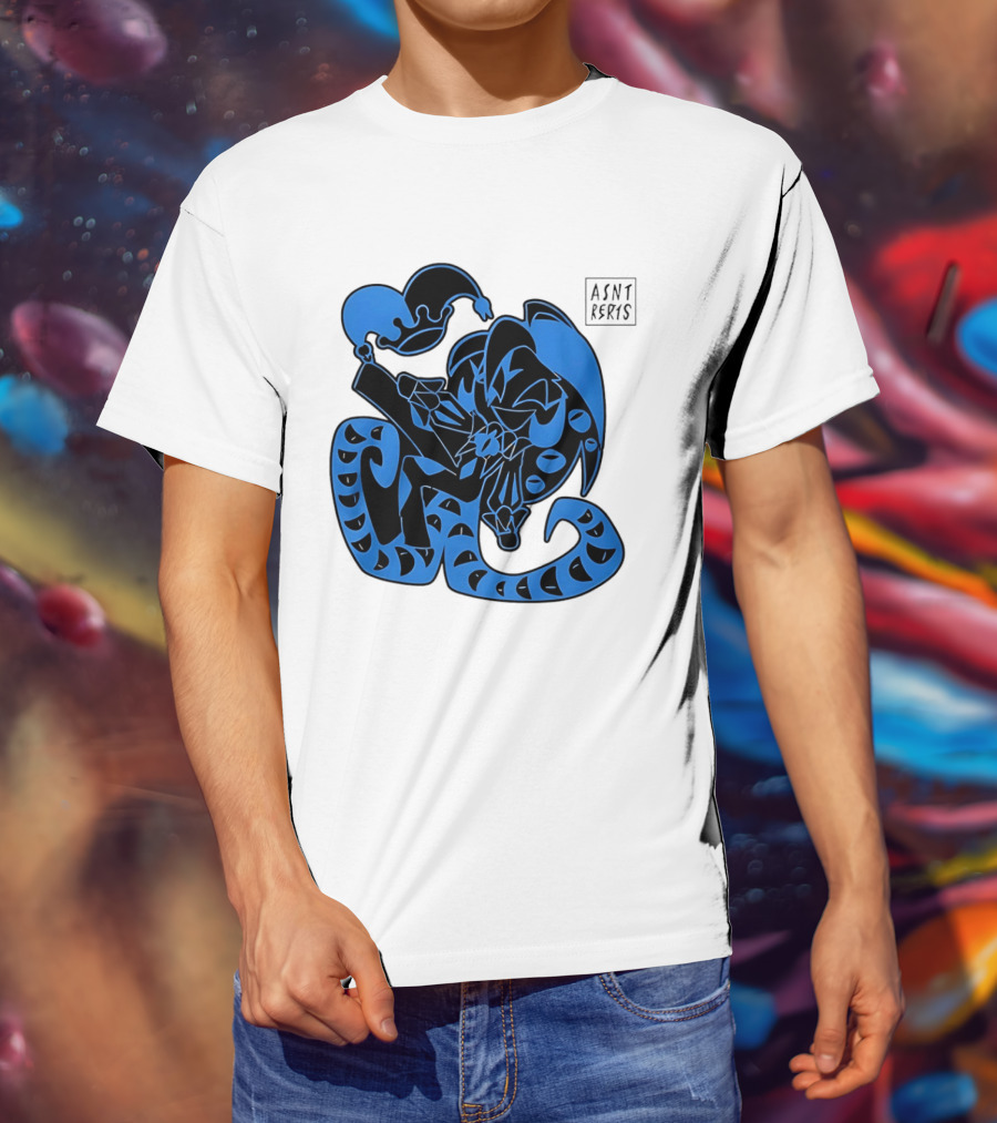 Shadow Milk Cookie Run A4NT Peeking Jester Snake T-Shirt