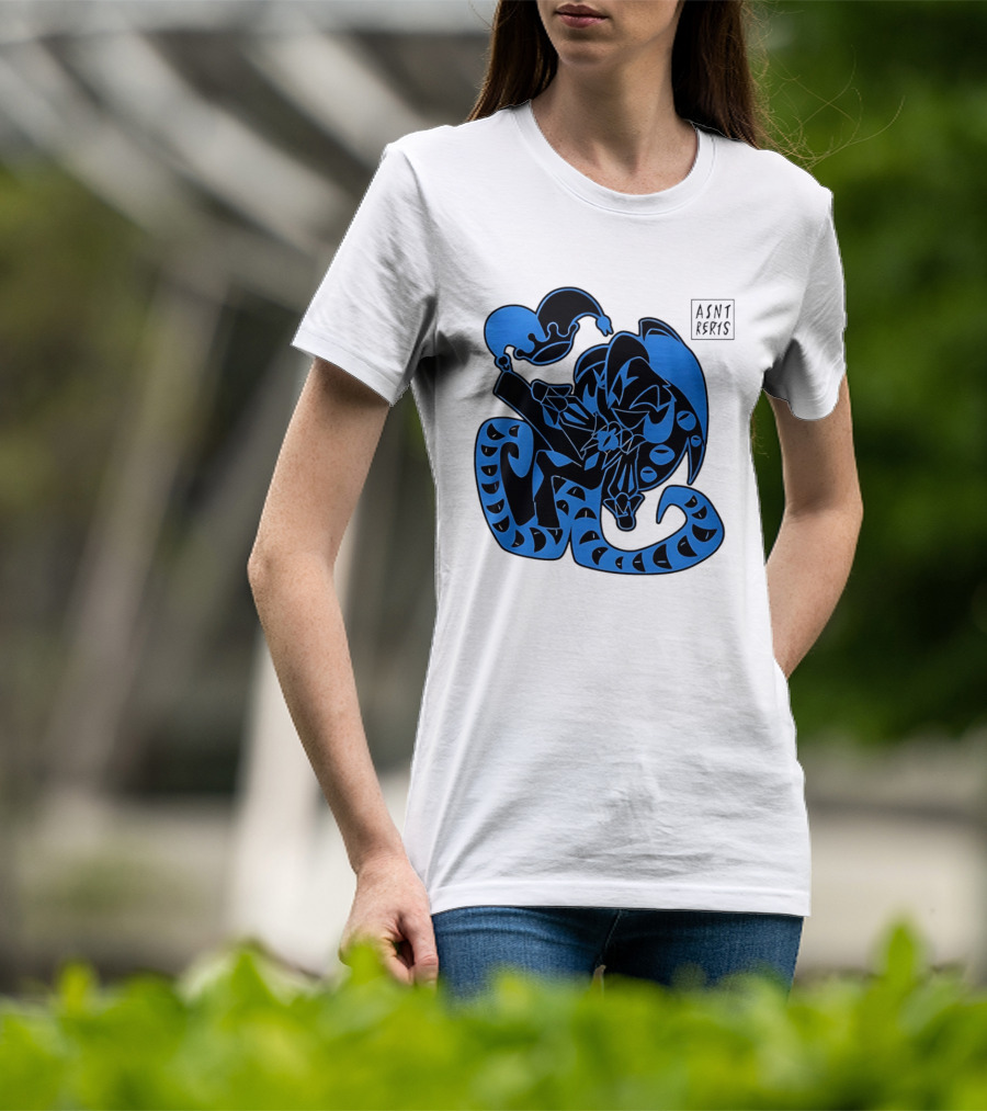 Shadow Milk Cookie Run A4NT Peeking Jester Snake T-Shirt