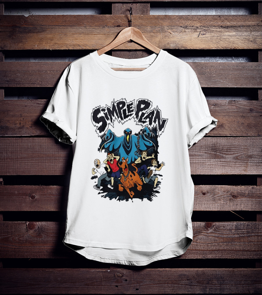 Simple Plan Scooby Doo The Bigger Than You Think Tour 2026 T-Shirt