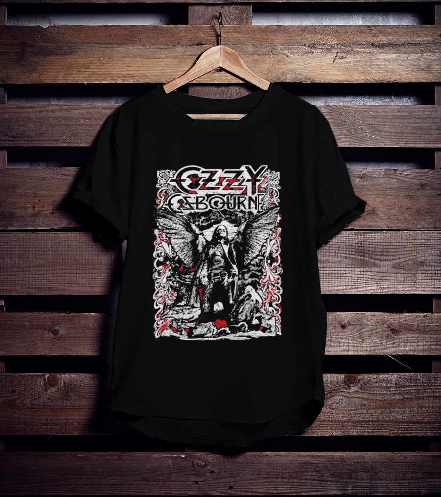 Ozzy Osbourne 2026 Prince Of Darkness Angel Wings T-Shirt