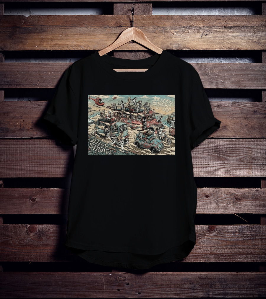 Billy Strings Bethel Woods Center 2026 Event By Dylan Goldberger With Dogs And Cars T-Shirt