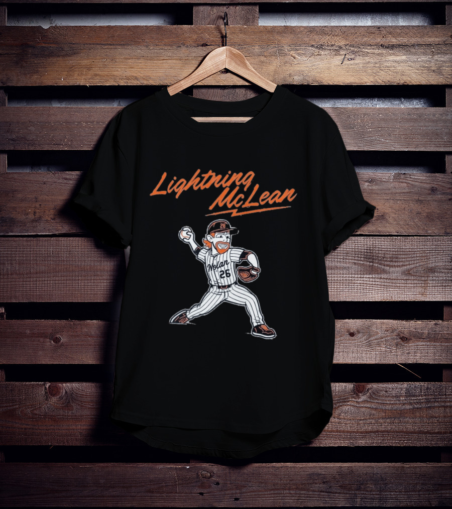 Lightning McLean Nolan 26 New York Mets T-Shirt