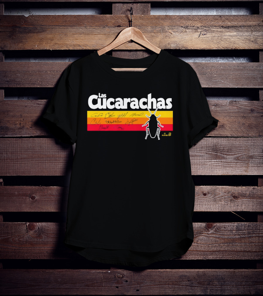 Houston Baseball Las Cucarachas Signature Series T-Shirt