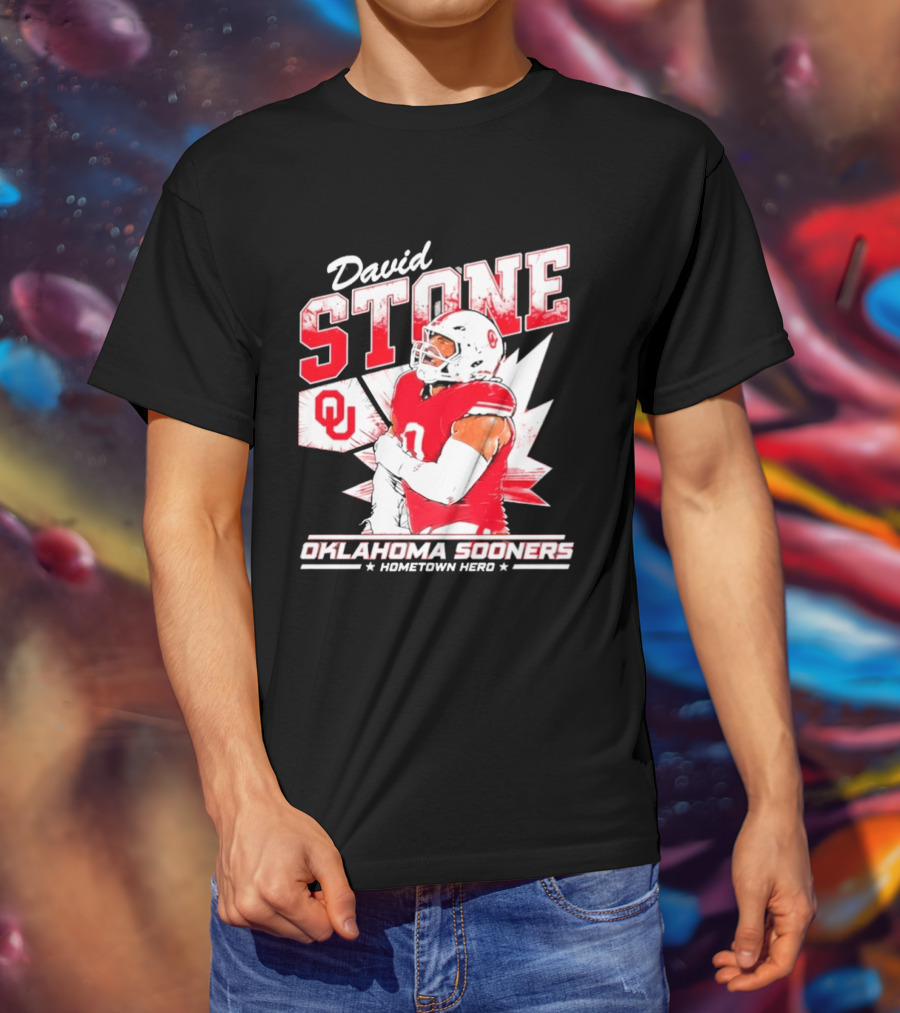 David Stone Oklahoma Sooners Hometown Hero OU Football Star T-Shirt