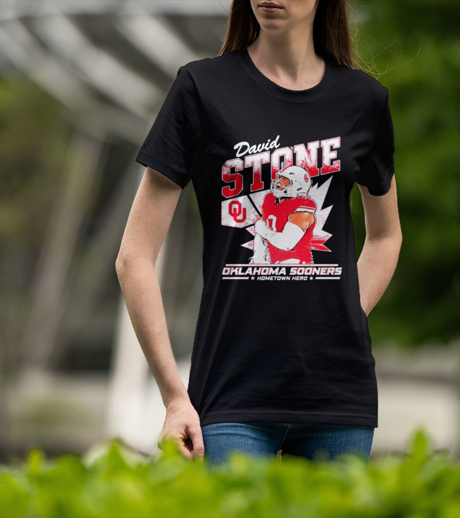 David Stone Oklahoma Sooners Hometown Hero OU Football Star T-Shirt