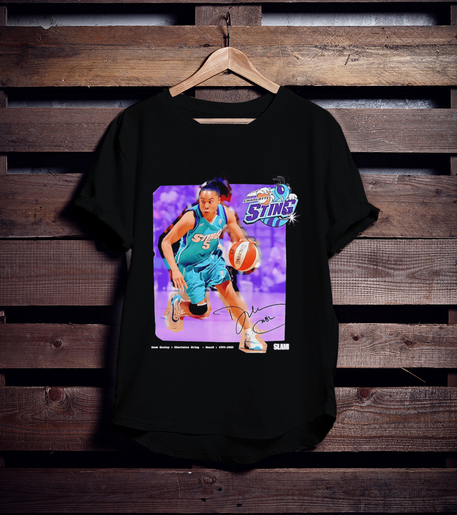 Dawn Staley Charlotte Sting WNBA Guard 1999 2005 T-Shirt