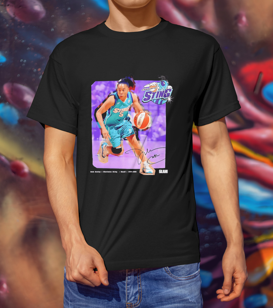 Dawn Staley Charlotte Sting WNBA Guard 1999 2005 T-Shirt