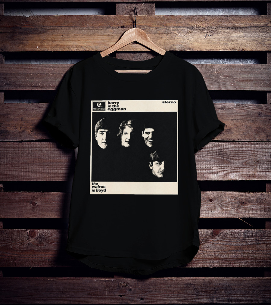 Parlophone Harry In The Eggman The Walrus Is Lloyd Stereo T-Shirt