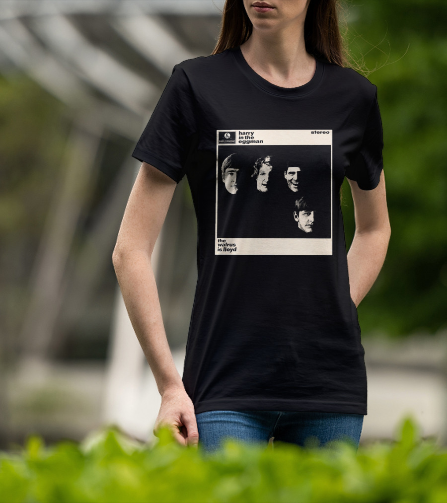 Parlophone Harry In The Eggman The Walrus Is Lloyd Stereo T-Shirt