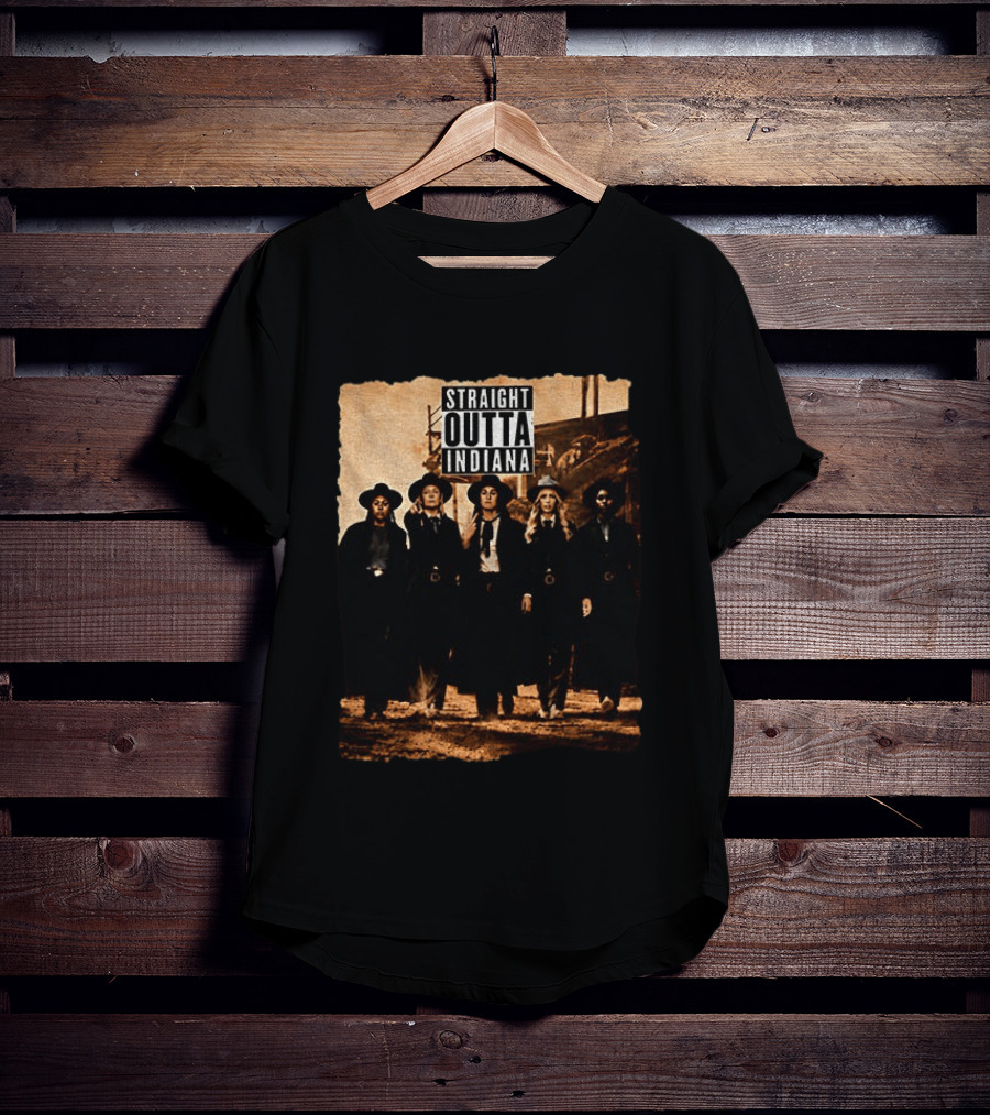 Sophie Cunningham Caitlin Clark Indiana Fever Basketball Feverstone Straight Outta Indiana 2026 T-Shirt