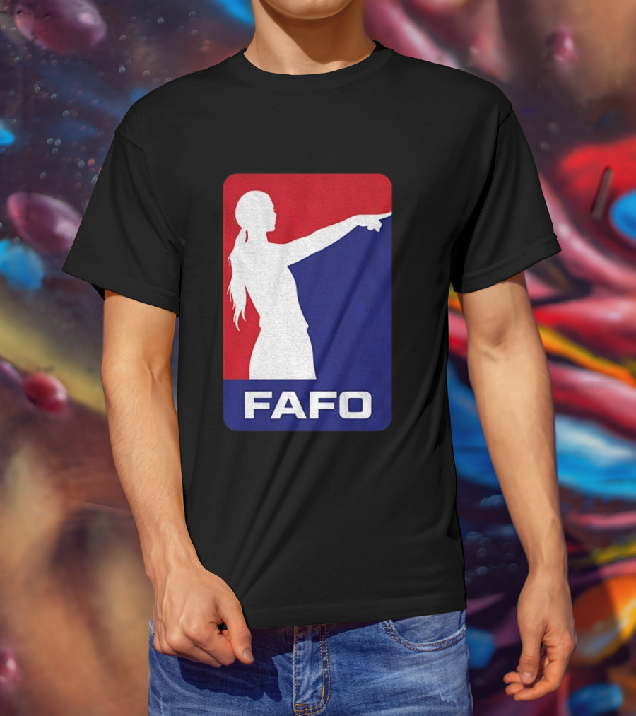 Sophie Cunningham FAFO Pointing Indiana Fever WNBA Fan T-Shirt