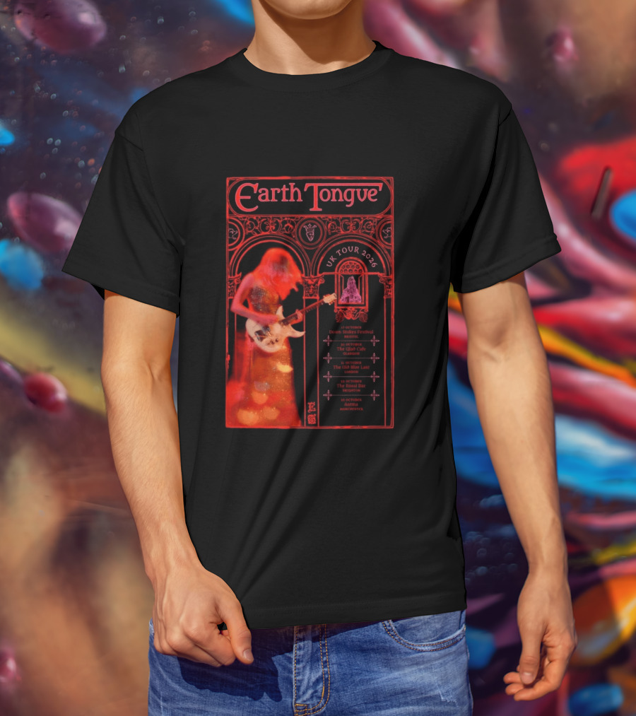 Earth Tongue UK Tour 2026 Down Stokes Festival Bristol Gilded Gothic Artistry T-Shirt