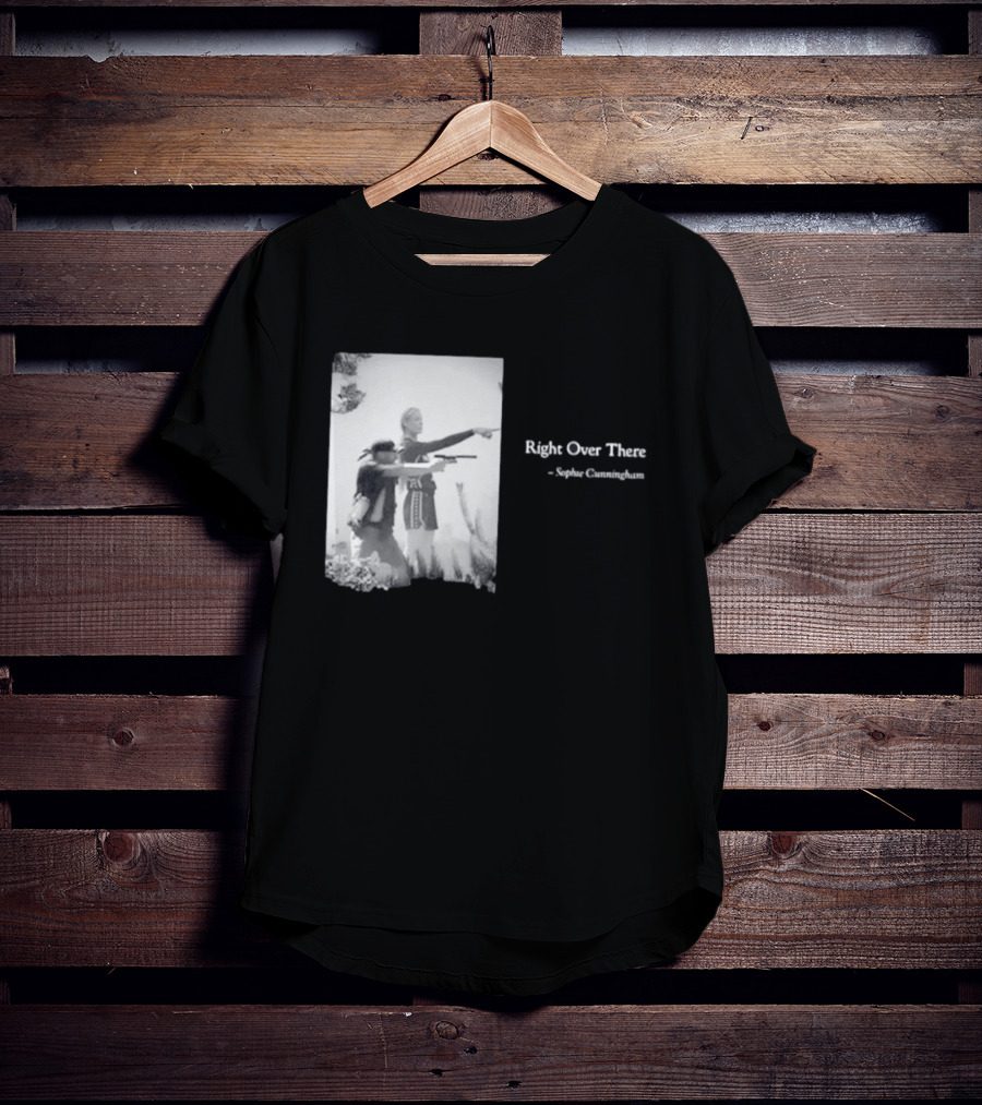 Right Over There Sophie Cunningham Vintage Western Scene T-Shirt