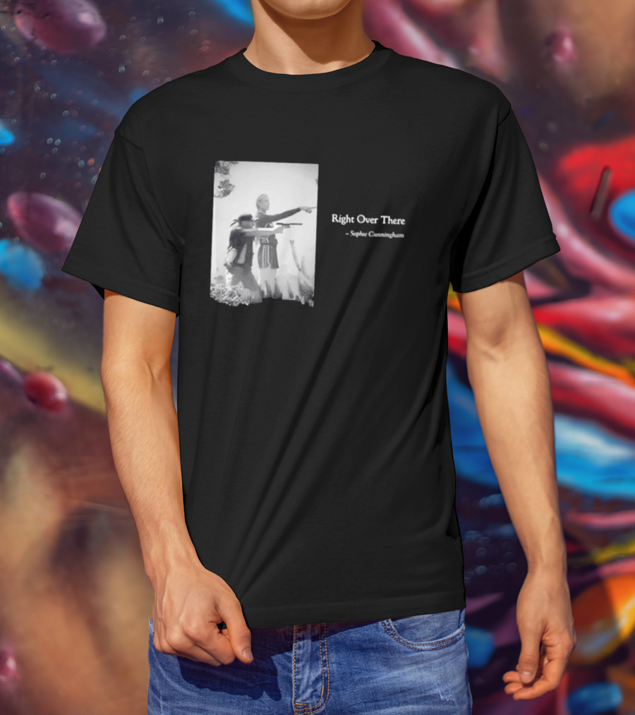 Right Over There Sophie Cunningham Vintage Western Scene T-Shirt