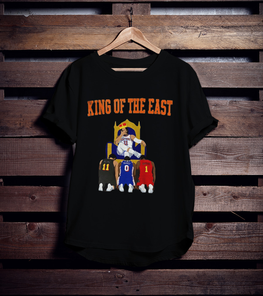 New York Knicks Jalen Brunson King Of The East NBA Basketball T-Shirt