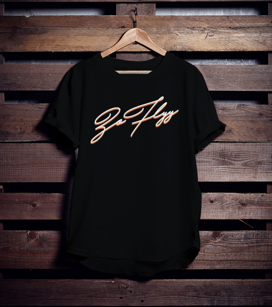 Go Flyy Script Bold Cursive T-Shirt