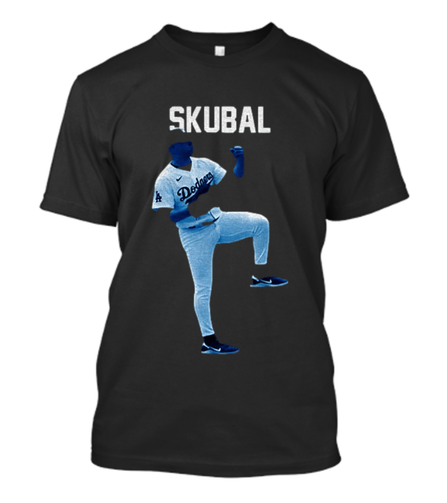 Los Angeles Dodgers Tarik Skubal 29 MLB Baseball 2026 Gradient T-Shirt