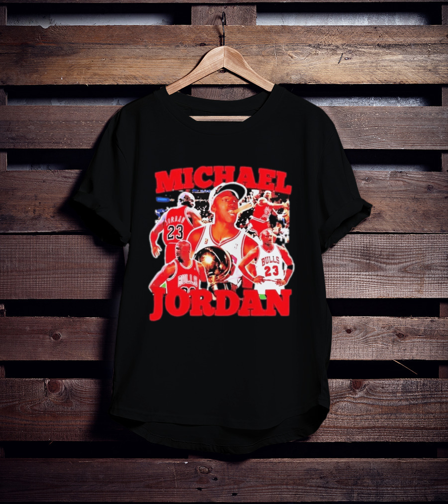 Michael Jordan Chicago Bulls 23 Basketball Legend NBA Champion T-Shirt