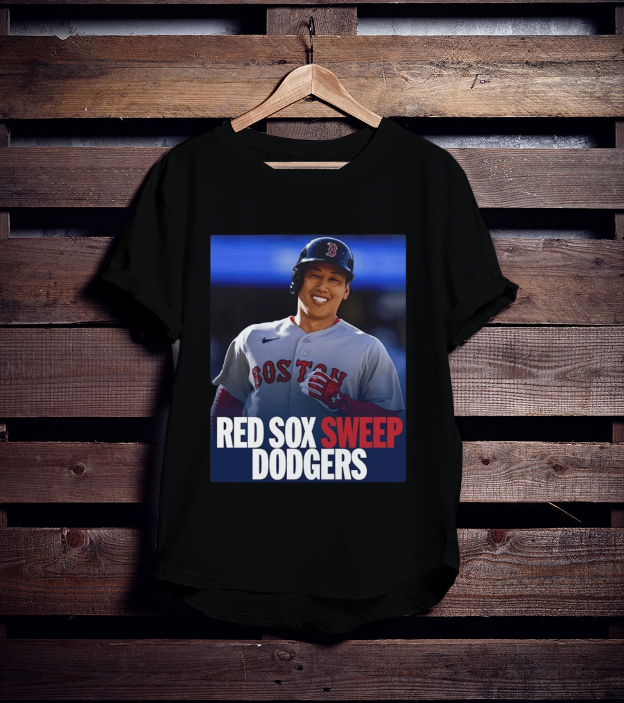 Boston Red Sox Sweep Dodgers Victory Celebration 2026 T-Shirt