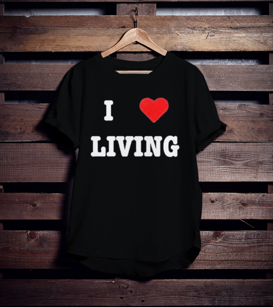 Mxdvs I Love Living Heart T-Shirt