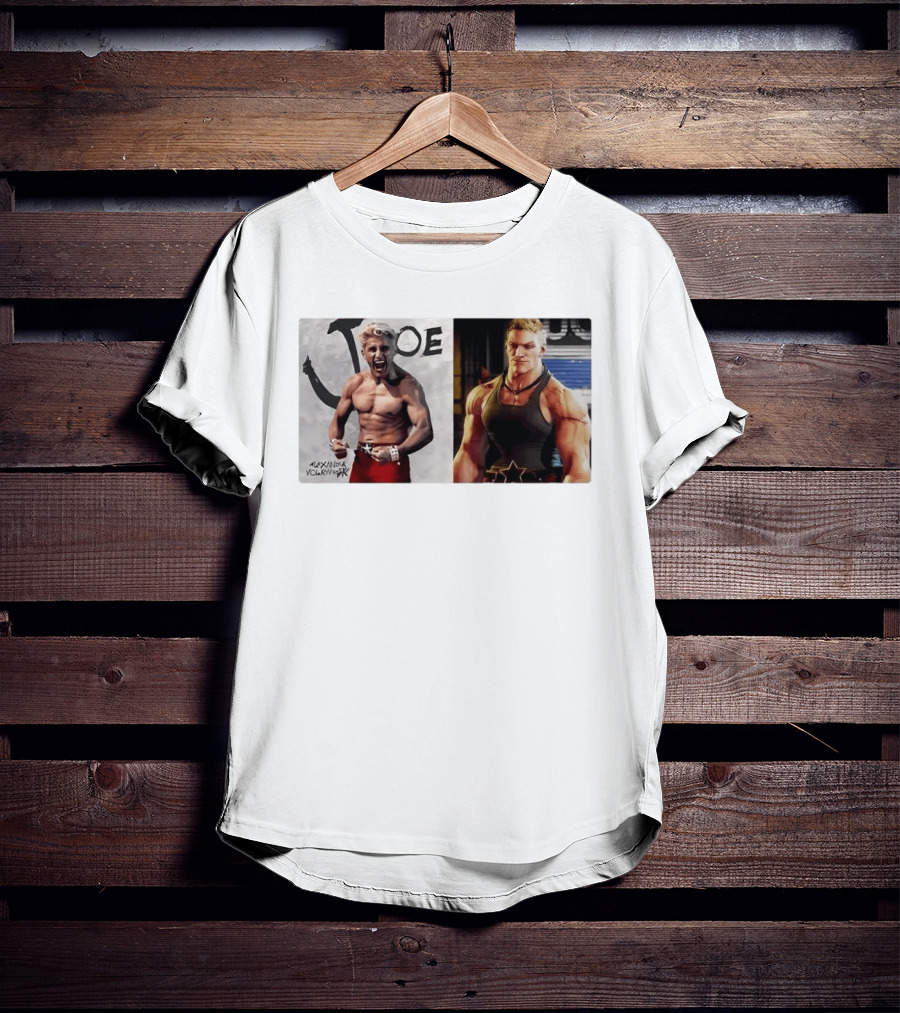 Joe Alexander Volkanovski Crossover MMA Fighter And Game Character Image T-Shirt