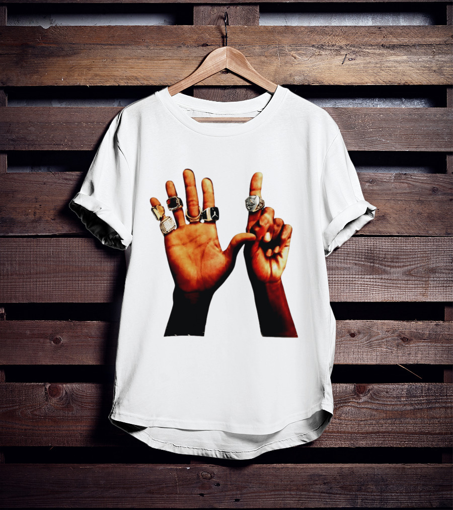 Carlos Alcaraz Championship Rings NBA Jordan Rolex Iconic Hands T-Shirt