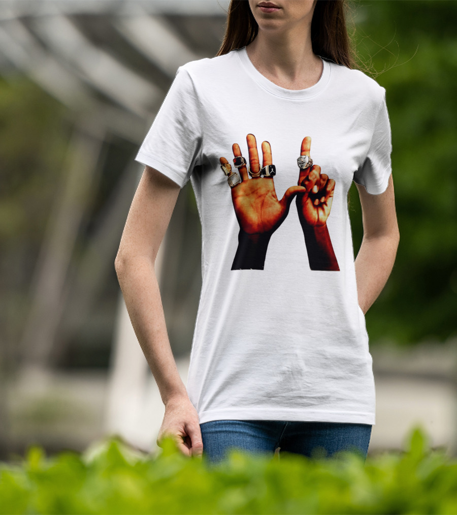 Carlos Alcaraz Championship Rings NBA Jordan Rolex Iconic Hands T-Shirt