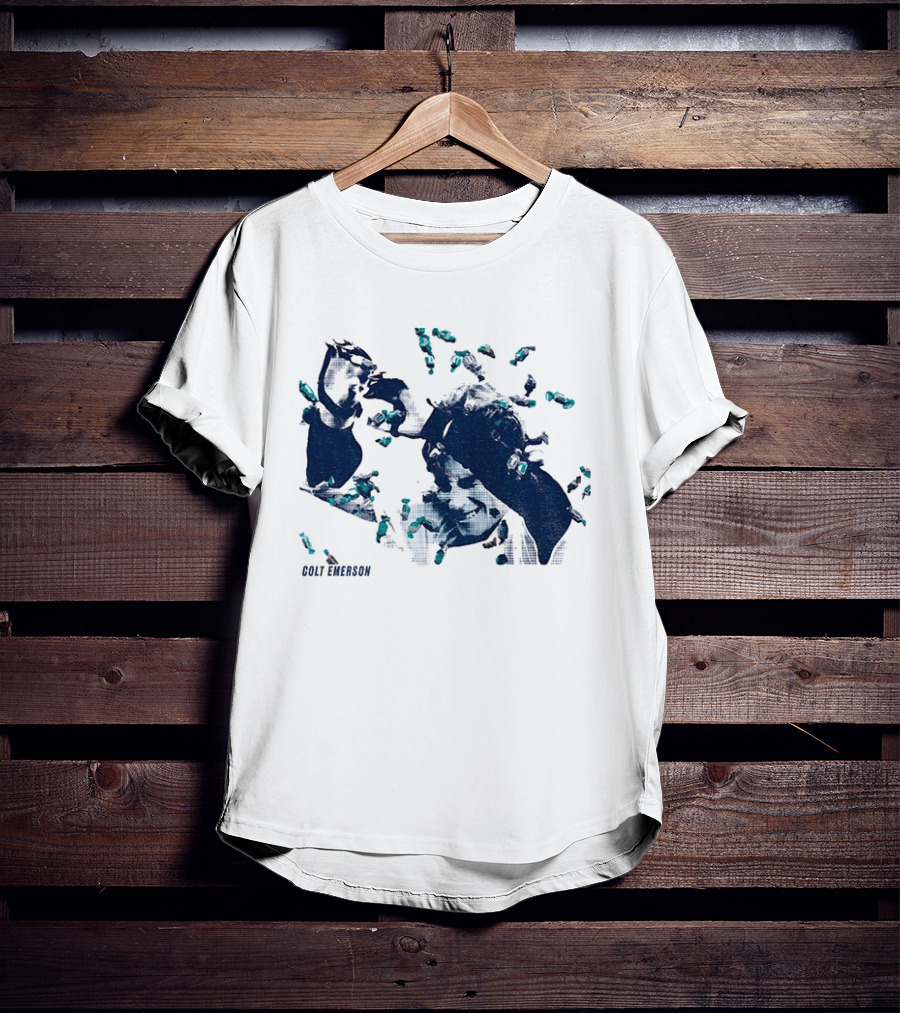 Colt Emerson Walk Off Bubble Gum Bath Mariners Baseball T-Shirt