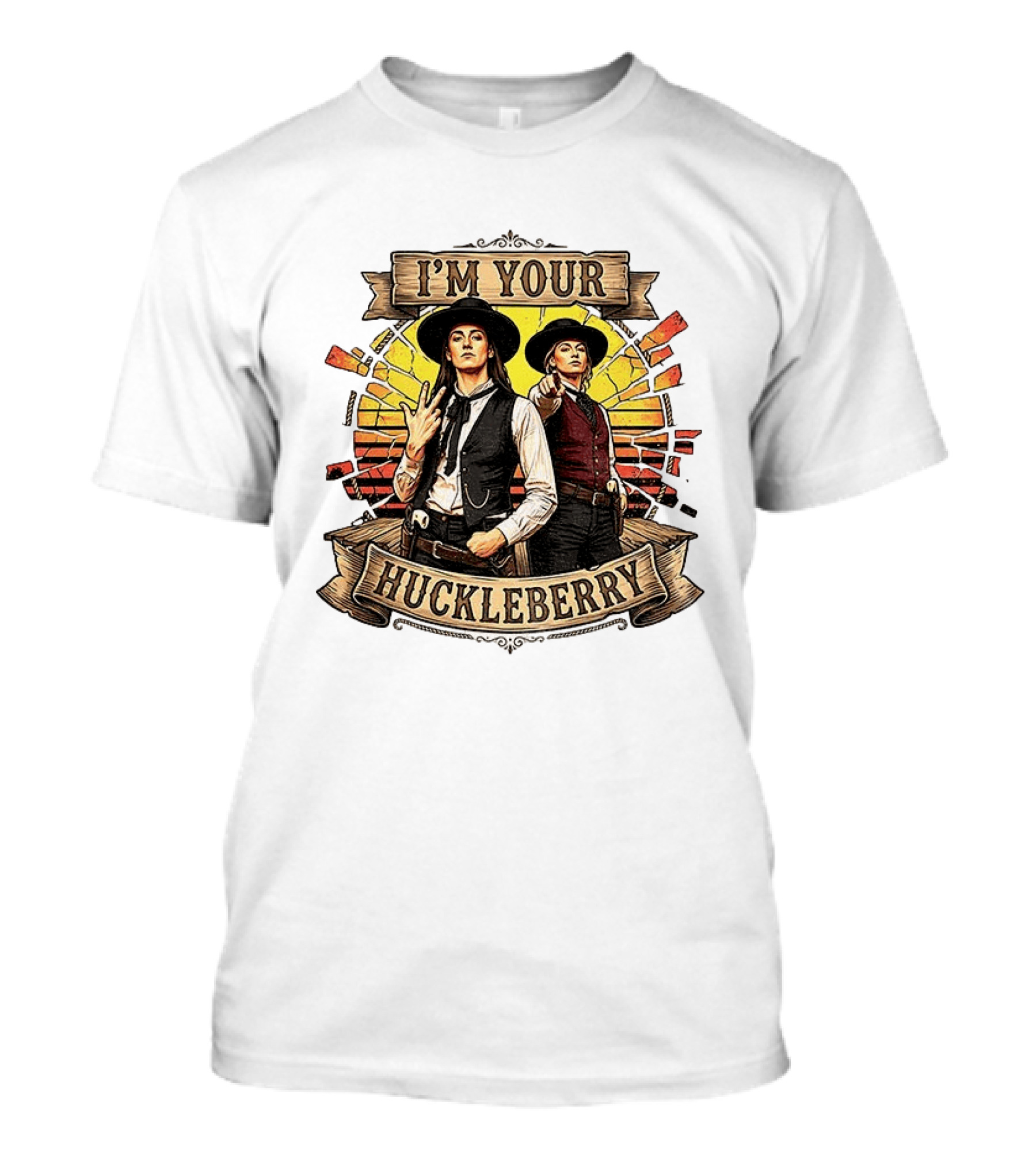 I'm Your Huckleberry Sophie Cunningham Cowgirl Indiana Fever Basketball Western T-Shirt